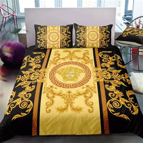 gold versace comforter set|Versace bedroom set for sale.